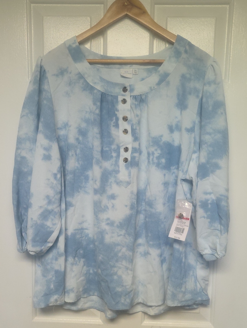 Cloud Print Lighyweight Top
